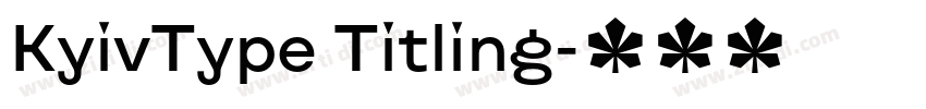 KyivType Titling字体转换